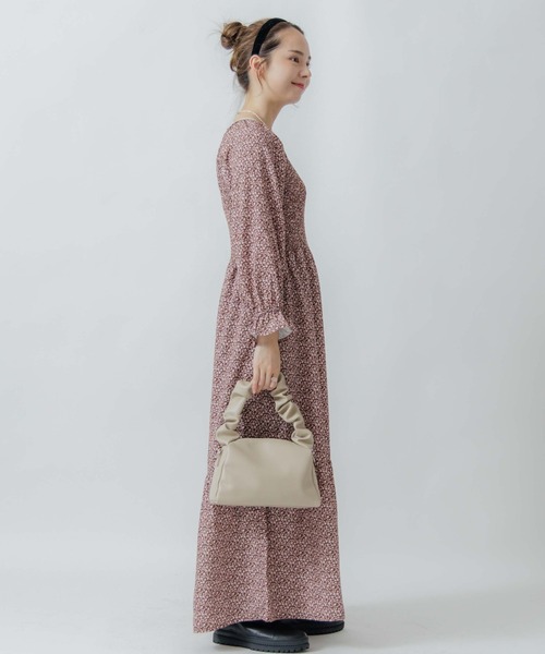 flower（フラワー）の「ロマンスブルームワンピース（ワンピース・レディース・ベージュ/ブラウン・FREE）」の11枚目の写真