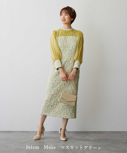 Dorry Doll（ドリードール）の「シアーパフスリーブジャガード