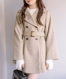 OLIVE des OLIVE | ダブルボタンジャケットコート(ステンカラーコート)