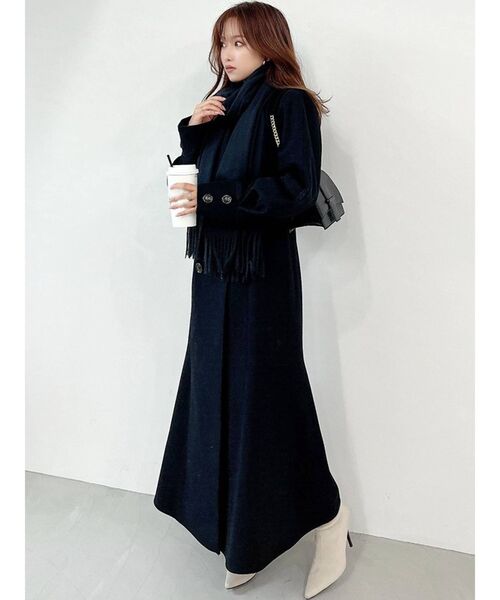 RESEXXY（リゼクシー）の「ウォーム大判ストール（ストール/ショール・レディース・ブラック/ベージュ/アイボリー・FREE）」の17枚目の写真