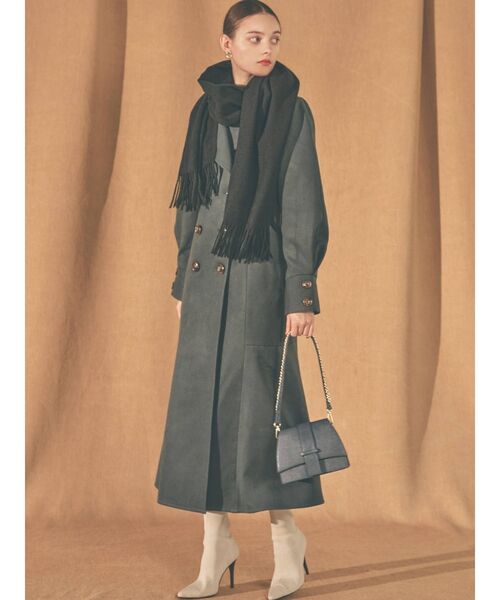 RESEXXY（リゼクシー）の「ウォーム大判ストール（ストール/ショール・レディース・ブラック/ベージュ/アイボリー・FREE）」の19枚目の写真