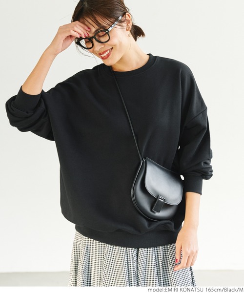 coca（coca）（コカ）の「CVC裏毛ボリューム袖スウェット（スウェット・レディース・ピンク系その他/アイボリー/ブラック/グレー・M/L）」の8枚目の写真