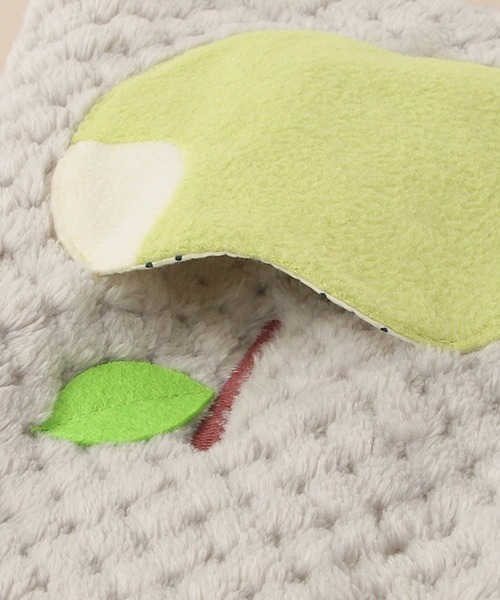 baby cheer（ベイビーチアー）の「りんごジャガードリバーシブルベスト（ベスト・キッズ・キナリ/ライトグレー・70-90cm）」の14枚目の写真