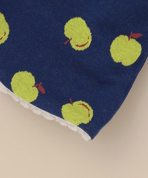 baby cheer（ベイビーチアー）の「りんごジャガードリバーシブルベスト（ベスト・キッズ・キナリ/ライトグレー・70-90cm）」の15枚目の写真