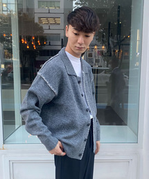 Couleur Meler | Couleur Meler sakasa hand stitch knit cardigan(カーディガン/ボレロ)