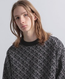 HARE | ハイゲージモノグラムニット(HARE)(ニット/セーター)