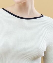 GALERIE VIE（ギャルリー ヴィー）の「コットンシルクリブ クルー
