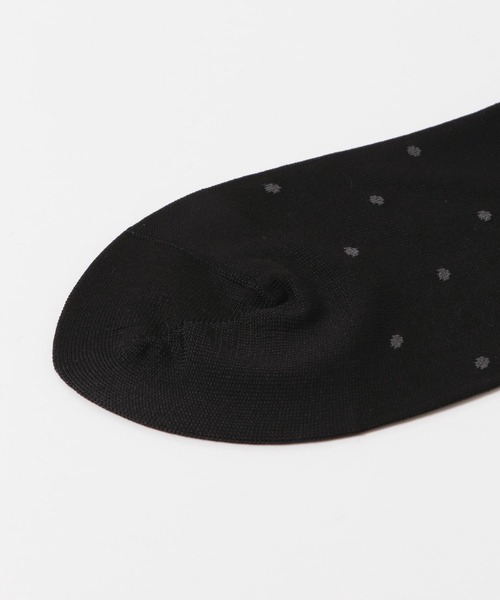 URBAN RESEARCH DOORS（アーバンリサーチドアーズ）の「LIFE STYLE TAILOR　ドット柄ドレスソックス（ソックス/靴下・メンズ・ネイビー/ブラウン/ブラック・-）」の9枚目の写真