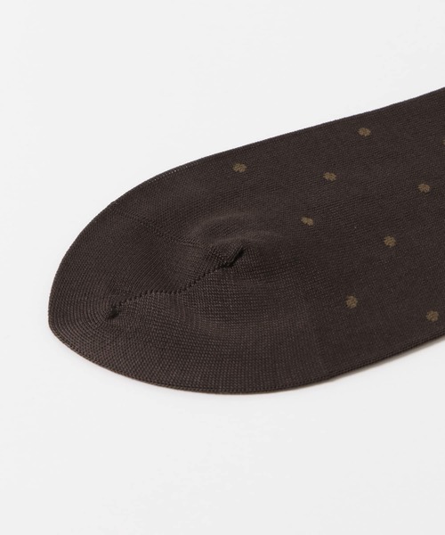 URBAN RESEARCH DOORS（アーバンリサーチドアーズ）の「LIFE STYLE TAILOR　ドット柄ドレスソックス（ソックス/靴下・メンズ・ネイビー/ブラウン/ブラック・-）」の5枚目の写真