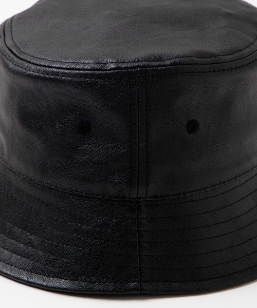 WEGO(ウィゴー)の「WEGO/PUバケットハット(ハット・レディース・ブラック・FREE)」の3枚目の写真