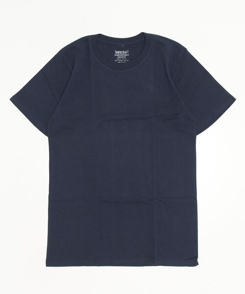 2AM(ツーエイエム)の「【TOWN CRAFT/タウンクラフト】USA MADE PACK TEE パックTシャツ/半袖(Tシャツ/カットソー・メンズ・ネイビー/パープル/ベージュ/ホワイト/チャコールグレー/ナチュラル/ブラック・MEDIUM/LARGE/X-LARGE)」の7枚目の写真