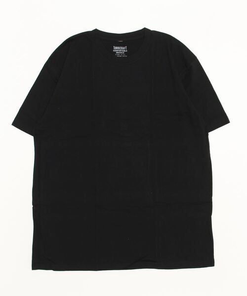 2AM(ツーエイエム)の「【TOWN CRAFT/タウンクラフト】USA MADE PACK TEE パックTシャツ/半袖(Tシャツ/カットソー・メンズ・ネイビー/パープル/ベージュ/ホワイト/チャコールグレー/ナチュラル/ブラック・MEDIUM/LARGE/X-LARGE)」の3枚目の写真