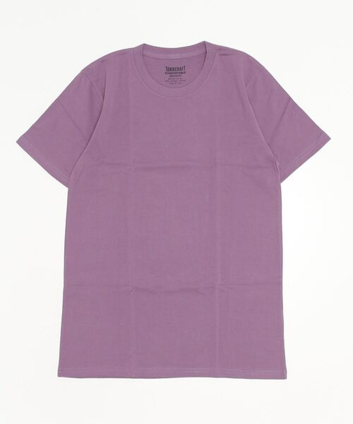 2AM(ツーエイエム)の「【TOWN CRAFT/タウンクラフト】USA MADE PACK TEE パックTシャツ/半袖(Tシャツ/カットソー・メンズ・ネイビー/パープル/ベージュ/ホワイト/チャコールグレー/ナチュラル/ブラック・MEDIUM/LARGE/X-LARGE)」の10枚目の写真