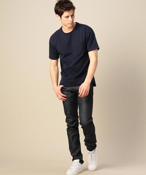 MONKEY TIME(モンキータイム)の「<monkey time> TCボンディング 1POC Tシャツ◆(Tシャツ/カットソー・メンズ・ネイビー/ダークグレー/オフホワイト/オリーブ・LARGE/MEDIUM/SMALL/X-LARGE)」の14枚目の写真