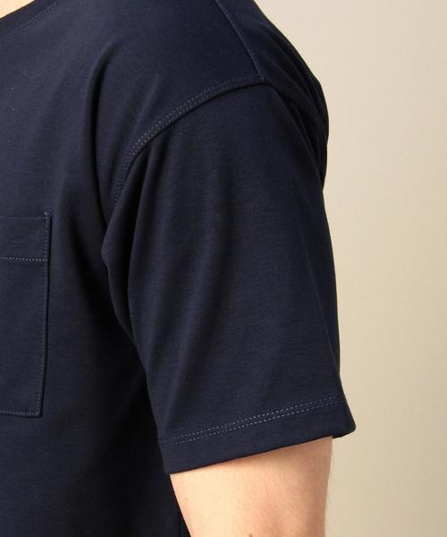 MONKEY TIME(モンキータイム)の「<monkey time> TCボンディング 1POC Tシャツ◆(Tシャツ/カットソー・メンズ・ネイビー/ダークグレー/オフホワイト/オリーブ・LARGE/MEDIUM/SMALL/X-LARGE)」の5枚目の写真