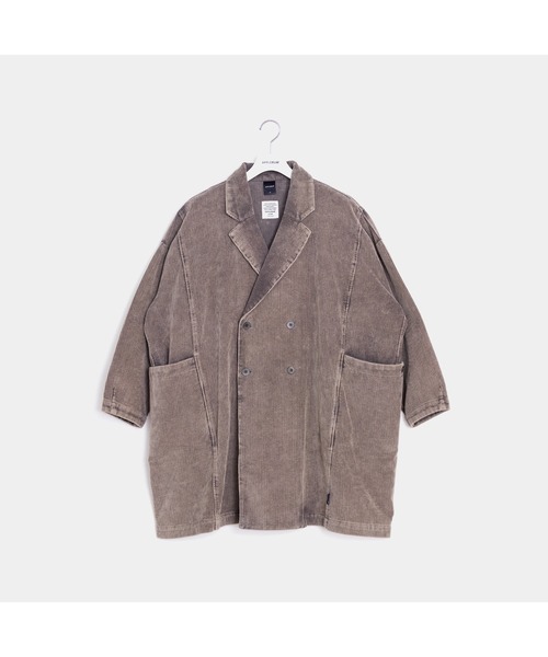 APPLEBUM（アップルバム）の「Corduroy Double Coat (Powder Bleach)（その他アウター・メンズ・オリーブ/ブラック/グレー・MEDIUM/LARGE/X-LARGE）」の3枚目の写真