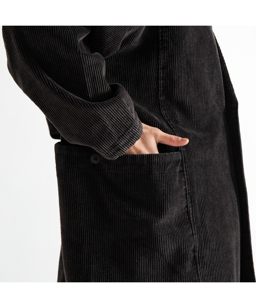 APPLEBUM（アップルバム）の「Corduroy Double Coat (Powder Bleach)（その他アウター・メンズ・オリーブ/ブラック/グレー・MEDIUM/LARGE/X-LARGE）」の5枚目の写真