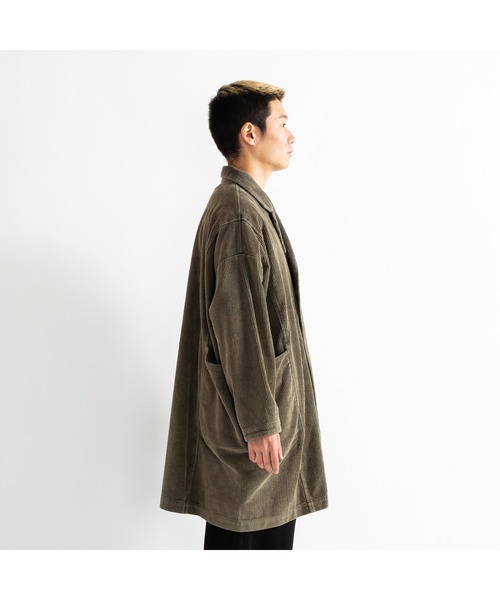APPLEBUM（アップルバム）の「Corduroy Double Coat (Powder Bleach)（その他アウター・メンズ・オリーブ/ブラック/グレー・MEDIUM/LARGE/X-LARGE）」の22枚目の写真