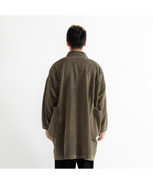 APPLEBUM（アップルバム）の「Corduroy Double Coat (Powder Bleach)（その他アウター・メンズ・オリーブ/ブラック/グレー・MEDIUM/LARGE/X-LARGE）」の19枚目の写真
