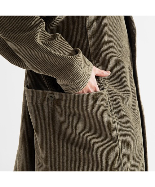 APPLEBUM（アップルバム）の「Corduroy Double Coat (Powder Bleach)（その他アウター・メンズ・オリーブ/ブラック/グレー・MEDIUM/LARGE/X-LARGE）」の10枚目の写真