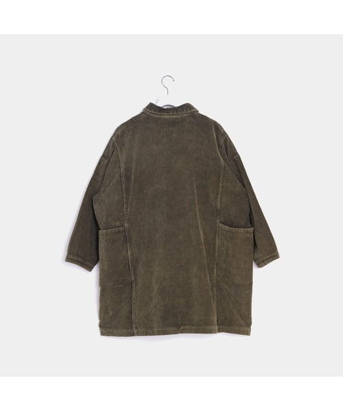 APPLEBUM（アップルバム）の「Corduroy Double Coat (Powder Bleach)（その他アウター・メンズ・オリーブ/ブラック/グレー・MEDIUM/LARGE/X-LARGE）」の4枚目の写真