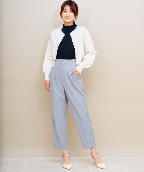 新品・美品・タグ付　ノエラ バックレースアップストレートパンツ バックレースアップストレートパンツ | その他パンツ | Noela