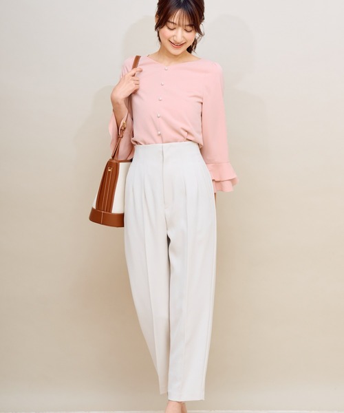 NOELA(ノエラ)の「バックレースアップストレートパンツ(その他パンツ・レディース・ピンク/ブルー/ベージュ・S/M)」の16枚目の写真