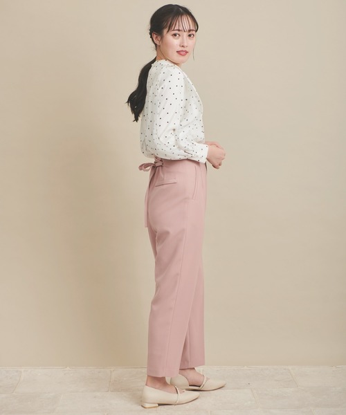 NOELA(ノエラ)の「バックレースアップストレートパンツ(その他パンツ・レディース・ピンク/ブルー/ベージュ・S/M)」の6枚目の写真