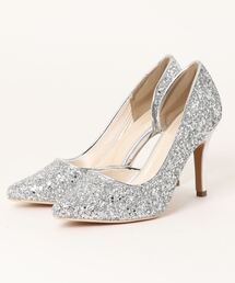 ラメ入りオケージョンセパレートパンプス　7532【Parade】