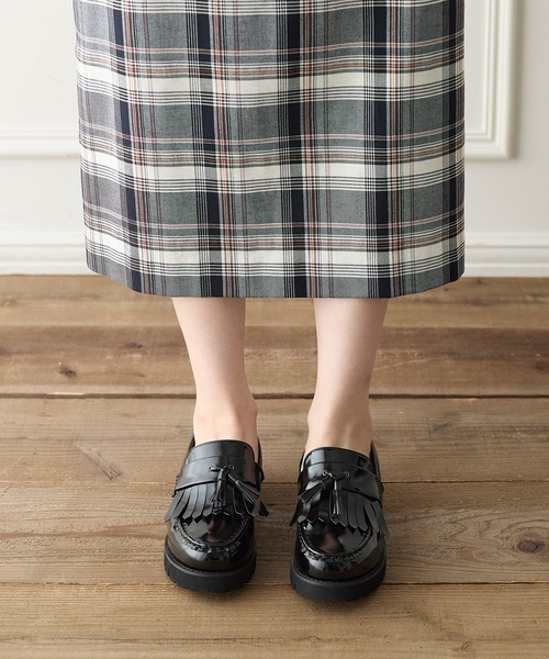 coca（ANDEX shoes product）（コカ）の「柔らかクッション 軽量 厚底 キルトタッセルローファー（ローファー・レディース・ブラック・23cm/23.5cm/24cm/24.5cm/22.5cm）」の12枚目の写真