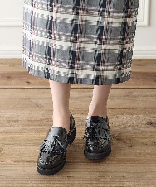 coca（ANDEX shoes product）（コカ）の「柔らかクッション 軽量 厚底 キルトタッセルローファー（ローファー・レディース・ブラック・23cm/23.5cm/24cm/24.5cm/22.5cm）」の13枚目の写真