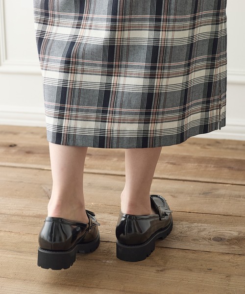 coca（ANDEX shoes product）（コカ）の「柔らかクッション 軽量 厚底 キルトタッセルローファー（ローファー・レディース・ブラック・23cm/23.5cm/24cm/24.5cm/22.5cm）」の7枚目の写真