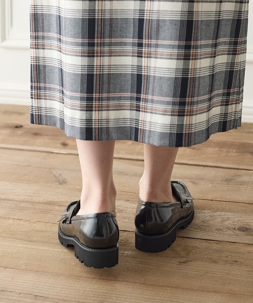 coca（ANDEX shoes product）（コカ）の「柔らかクッション 軽量 厚底 キルトタッセルローファー（ローファー・レディース・ブラック・23cm/23.5cm/24cm/24.5cm/22.5cm）」の9枚目の写真