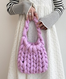 w closet | チャンキーニットバッグ(ハンドバッグ)