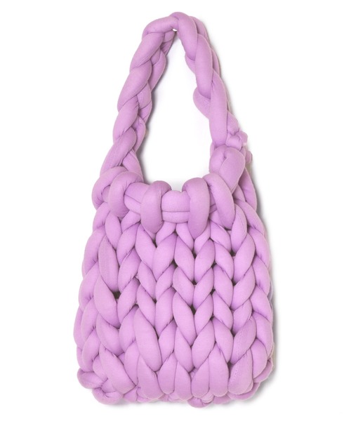 w closet（ダブルクローゼット）の「チャンキーニットバッグ