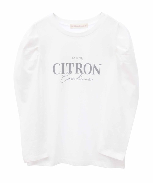 31 Sons de mode(トランテアン ソン ドゥ モード)の「ロゴロングスリーブTシャツ(Tシャツ/カットソー・レディース・オフホワイト/ブラック×ホワイト・36)」の2枚目の写真