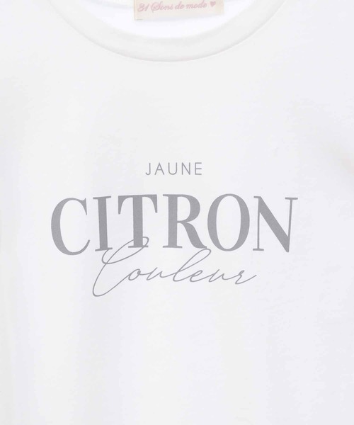 31 Sons de mode(トランテアン ソン ドゥ モード)の「ロゴロングスリーブTシャツ(Tシャツ/カットソー・レディース・オフホワイト/ブラック×ホワイト・36)」の16枚目の写真