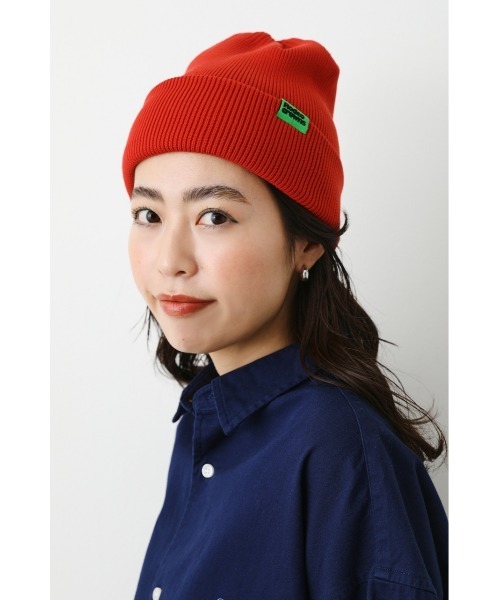 RODEO CROWNS WIDE BOWL（ロデオクラウンズワイドボウル）の「カラーリブビーニー（ニットキャップ/ビーニー・レディース・ホワイト/ブラック/パープル/キャメル・FREE）」の9枚目の写真