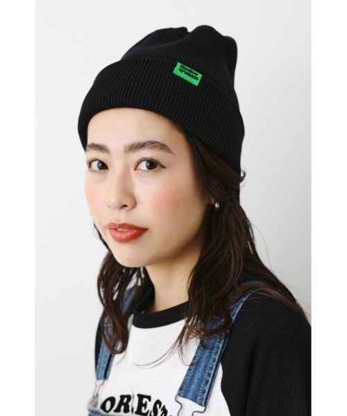 RODEO CROWNS WIDE BOWL（ロデオクラウンズワイドボウル）の「カラーリブビーニー（ニットキャップ/ビーニー・レディース・ホワイト/ブラック/パープル/キャメル・FREE）」の16枚目の写真