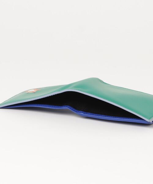Maison Kitsune（メゾンキツネ）の「CHILLAX COMPACT BIFOLD WALLET（財布・メンズ・グリーン系その他・U）」の7枚目の写真