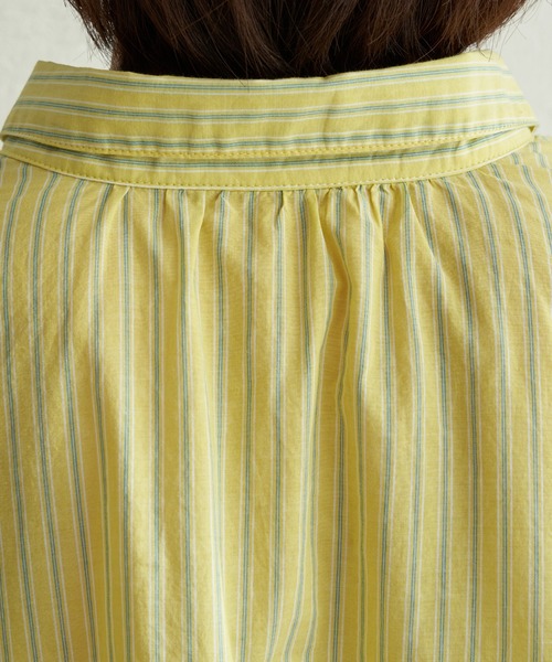 LBC（エルビーシー）の「ふんわり70コットン2WAYシャツ（シャツ/ブラウス・レディース・イエロー/パープル/ホワイト/ブルー・M）」の20枚目の写真