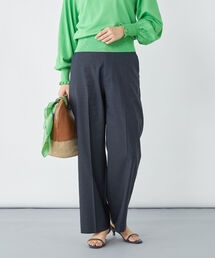 NOLLEY’S | ウォッシャブル麻混セミワイドパンツ(その他パンツ)