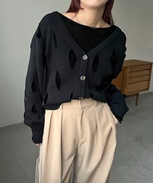 CAPRICIEUX LE'MAGE | スリットホールカーディガン(カーディガン/ボレロ)