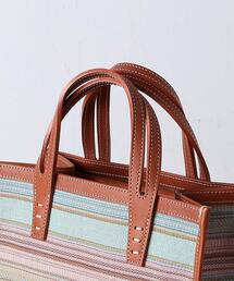 A VACATION（アヴァケーション）の「＜A VACATION＞BOX BORDER バッグ 