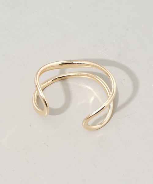 GOLDY（ゴールディ）の「【GOLDY】2連風メタルバングル（ブレスレット・レディース・シルバー/ゴールド・FREE）」の13枚目の写真