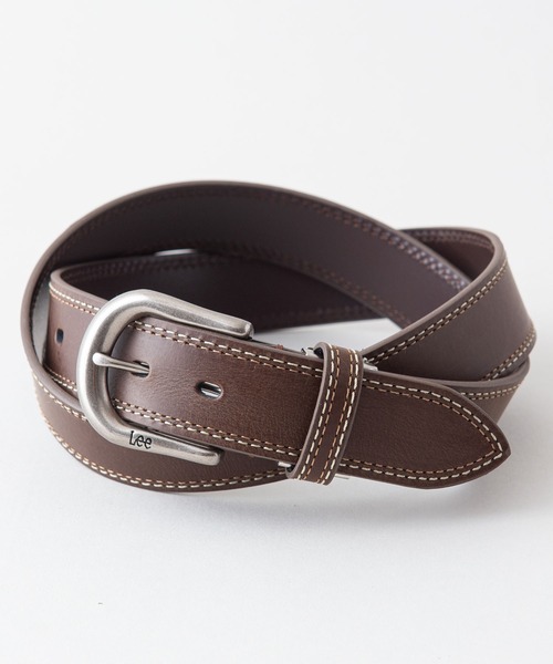 ⭐️未使用⭐️RRL⭐️クラシックエイジングベルト⭐️スエード⭐️38インチ LEE/リー】リサイクルレザー 本革ダブルステッチベルト SDGS