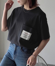 Riberry | 胸ポケットプリントT(Tシャツ/カットソー)