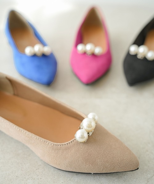 rectangle(レクタングル)の「パール&ビジューバックル付マルチウェイパンプス(パンプス・レディース・ブラック/ベージュ/ブルー/ピンク・SMALL/MEDIUM/LARGE)」の6枚目の写真