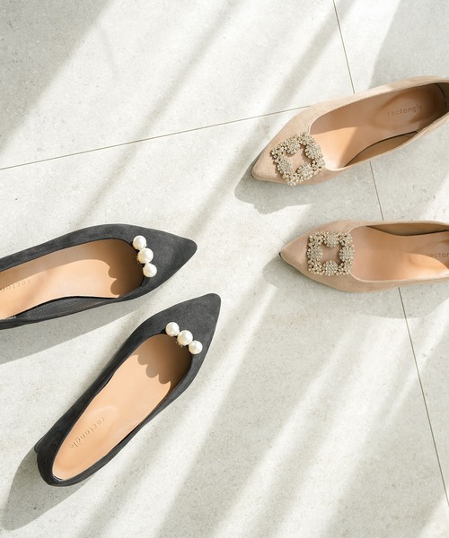 rectangle(レクタングル)の「パール&ビジューバックル付マルチウェイパンプス(パンプス・レディース・ブラック/ベージュ/ブルー/ピンク・SMALL/MEDIUM/LARGE)」の18枚目の写真