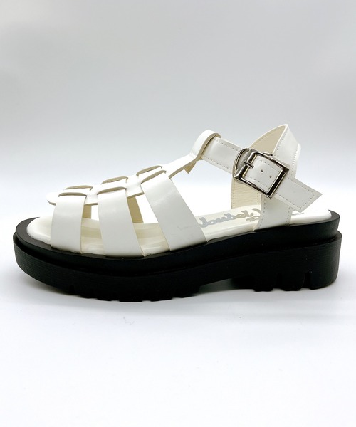 Noubel Voug Relax（ヌーベルヴォーグリラックス）の「グルカデザイン厚底サンダル（サンダル・レディース・ブラック/ホワイト・L/LL/M/S）」の16枚目の写真